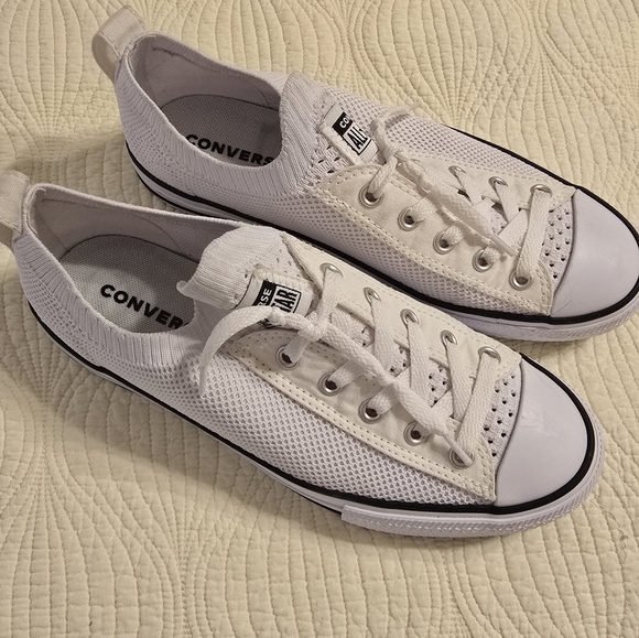 EUC Converse All Star Shoreline Knit Low-Top Slip On Sneakers, Mens 5, Ladies 6 - Picture 6 of 13